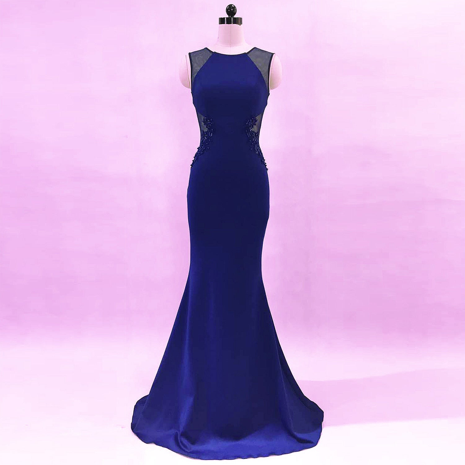 Slim Fit Elegant Maxi Dress | Beaded Evening Gown