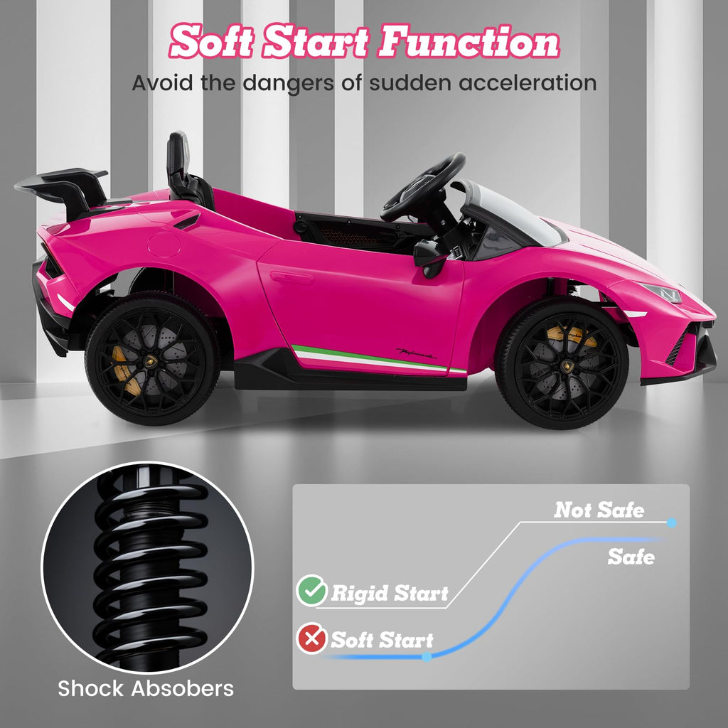 Lamborghini Huracan Ride On Car - 12V Electric Kids Car with Remote Control