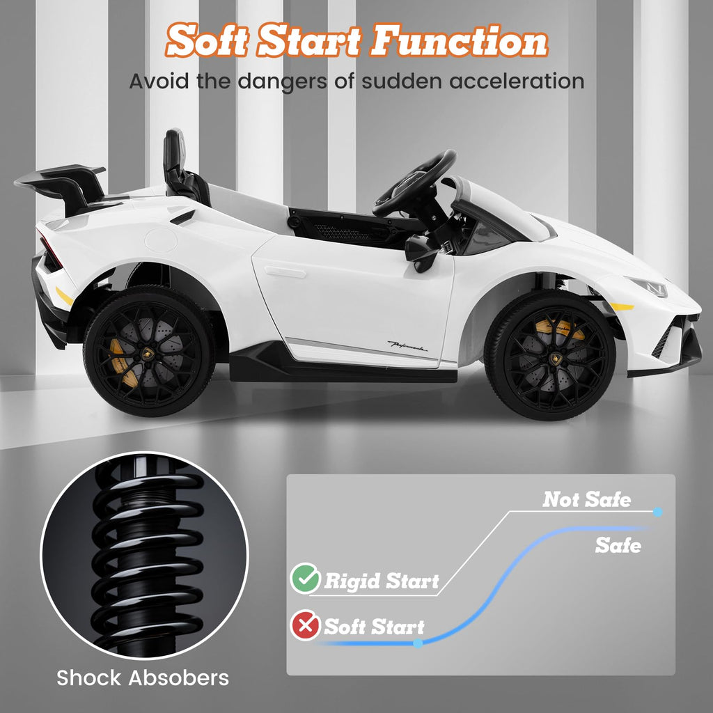 Lamborghini Huracan Ride On Car - 12V Electric Kids Car with Remote Control