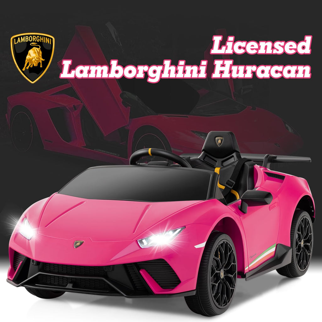 Lamborghini Huracan Ride On Car - 12V Electric Kids Car with Remote Control