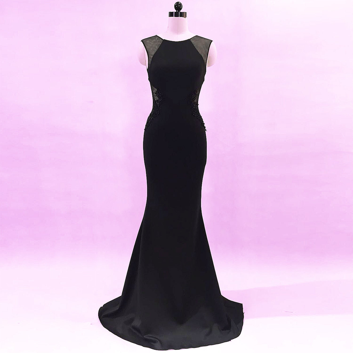 Slim Fit Elegant Maxi Dress | Beaded Evening Gown