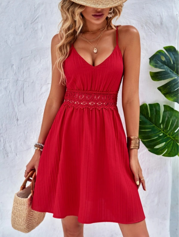 Lace Trim Camisole Vest | Sleeveless Relaxed Summer Top