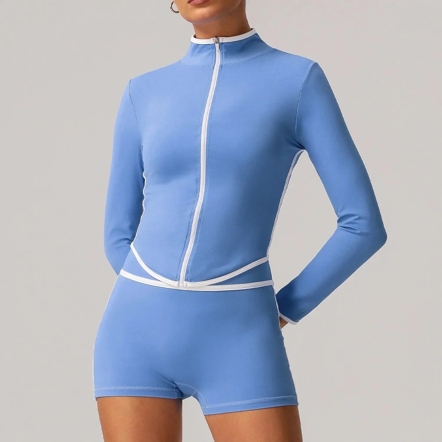 Seamless Yoga Set – High Waist Hip-Lifting Two-Piece