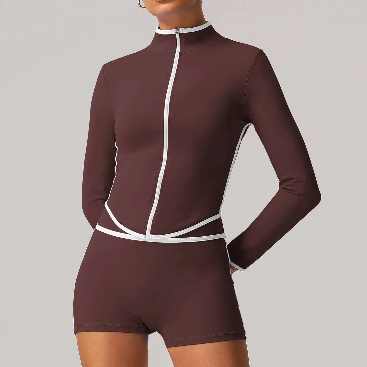 Seamless Yoga Set – High Waist Hip-Lifting Two-Piece